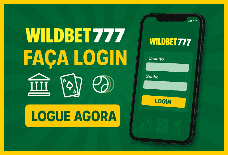 Imagem destacando login seguro na WILDBET777 para novos usuários